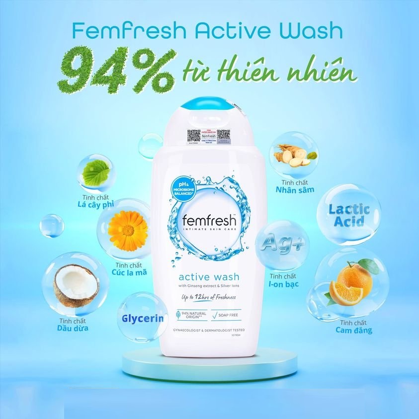 Dung dịch vệ sinh phụ nữ Femfresh 250ml(Hàng xách tay)