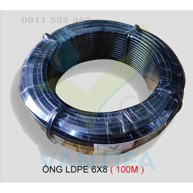 Ống PE 8mm phun sương tưới lan làm mát dẫn khí nén 8 BAR