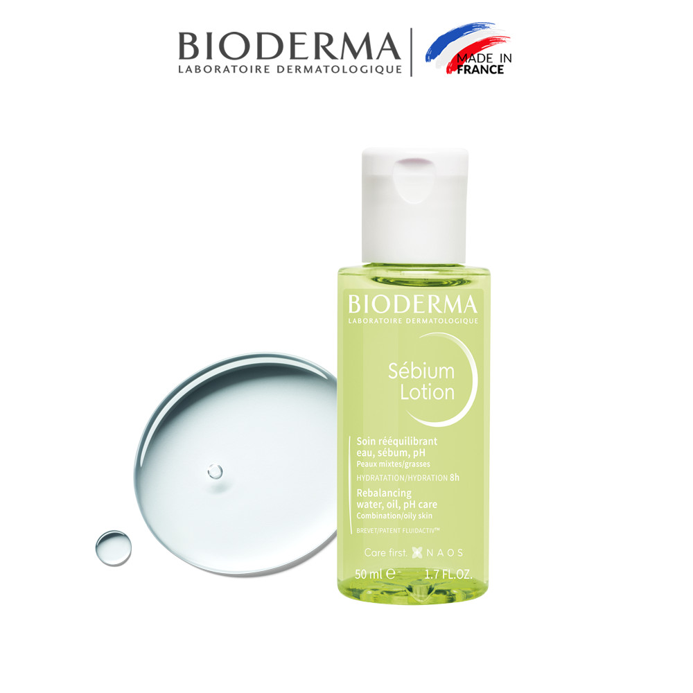 Nước hoa hồng  cho da hỗn hợp và da dầu Bioderma Sébium Lotion - 50ml