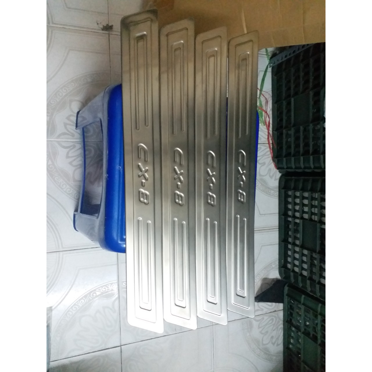 Bậc giẫm ngoài Inox dành cho xe CX8 2019