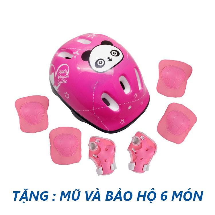 (Mã tbt) Giày Patin Có Đèn Led Cả 8 Bánh Thời Trang - Tặng đầy đủ mũ bảo hiểm, phụ kiện chơi và đồ bảo hộ đùng là mê