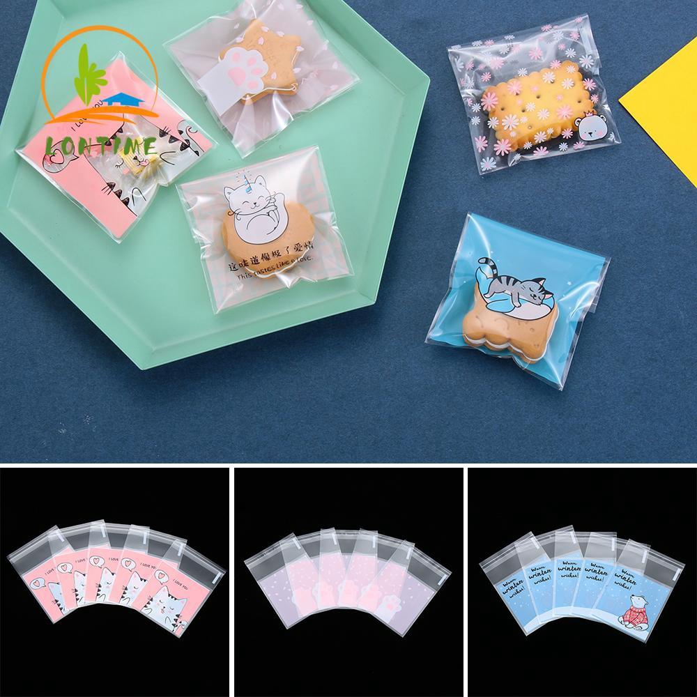 Set 95 Túi Đựng Bánh Kẹo In Hình Hoạt Hình Dễ Thương