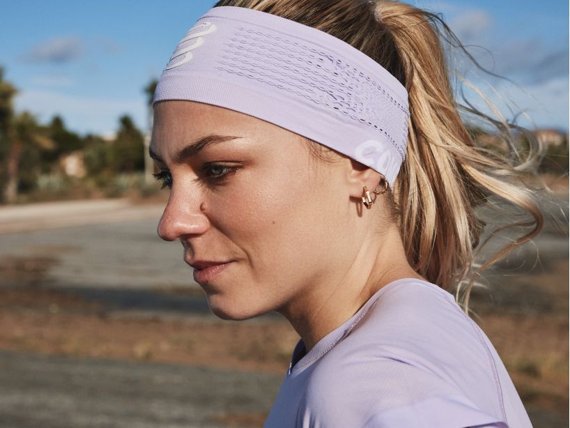 Băng Trán Chạy Bộ Headband Compressport On/Off