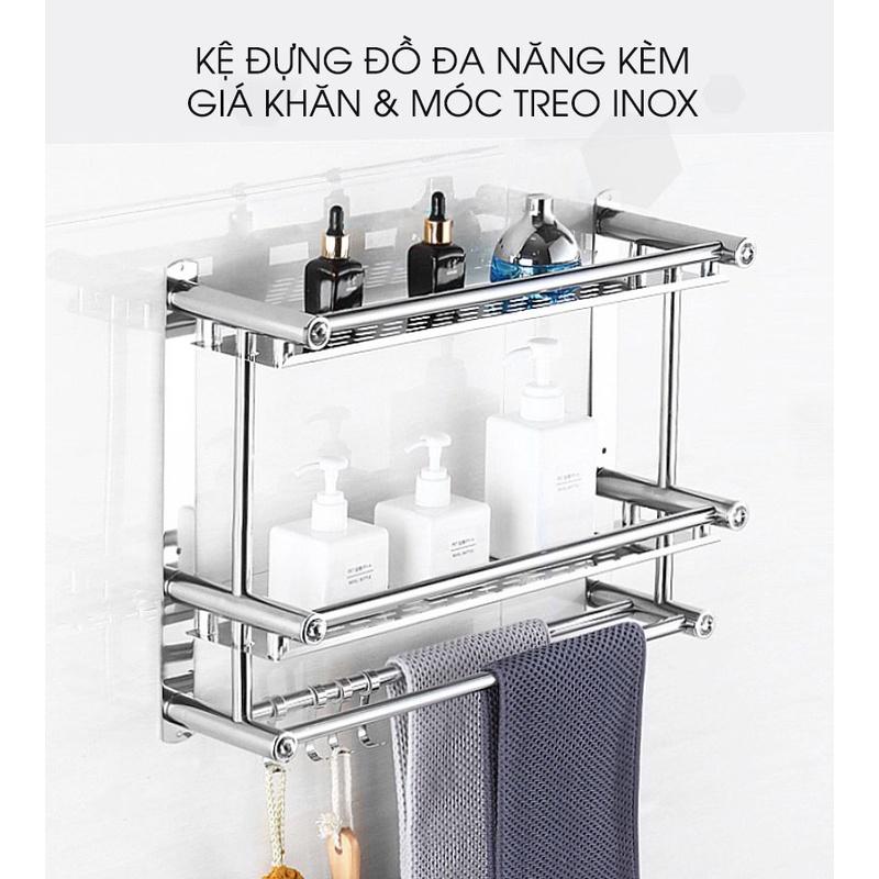 Kệ Đựng Đồ Đa Năng INOX Cao Cấp Cho Phòng Tắm