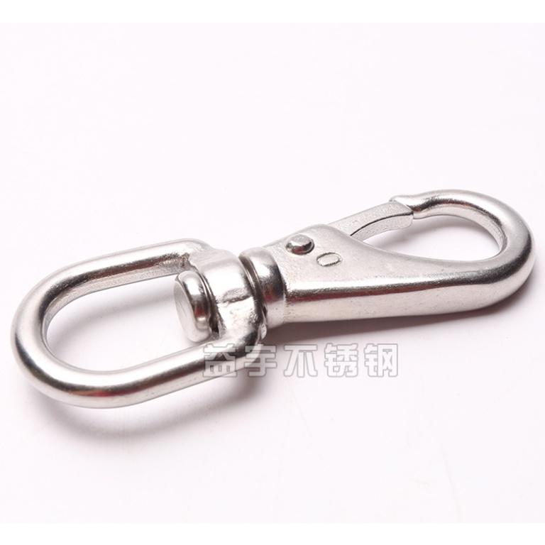 Móc khóa bằng inox 304,móc khóa thép không rỉ dắt chó chắc chắn