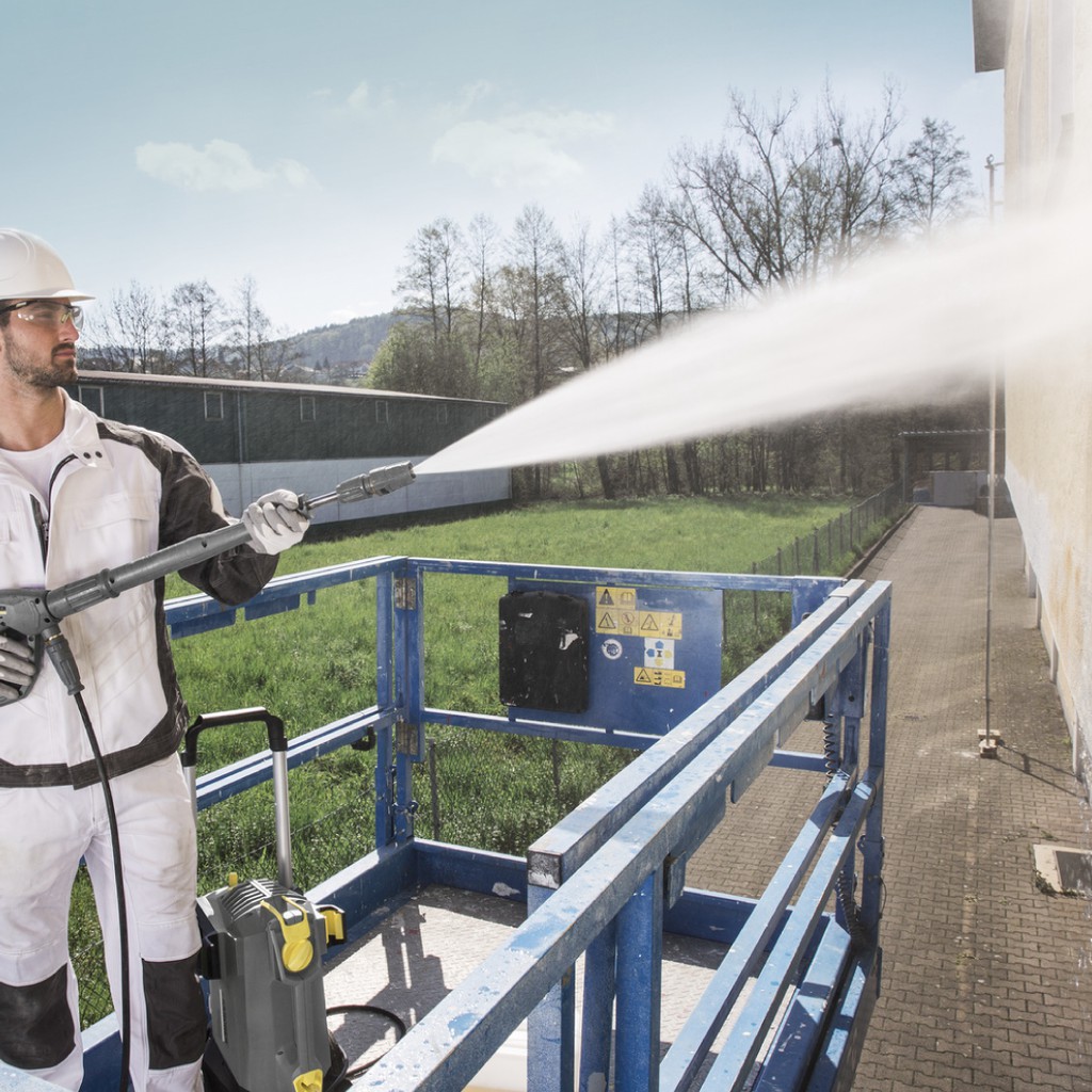 Máy phun rửa áp lực cao Karcher HD 5/12 C áp lực cực mạnh , dòng công nghiệp  thời gian hoạt động liên tục lên đến 2h - Hàng Chính Hãng
