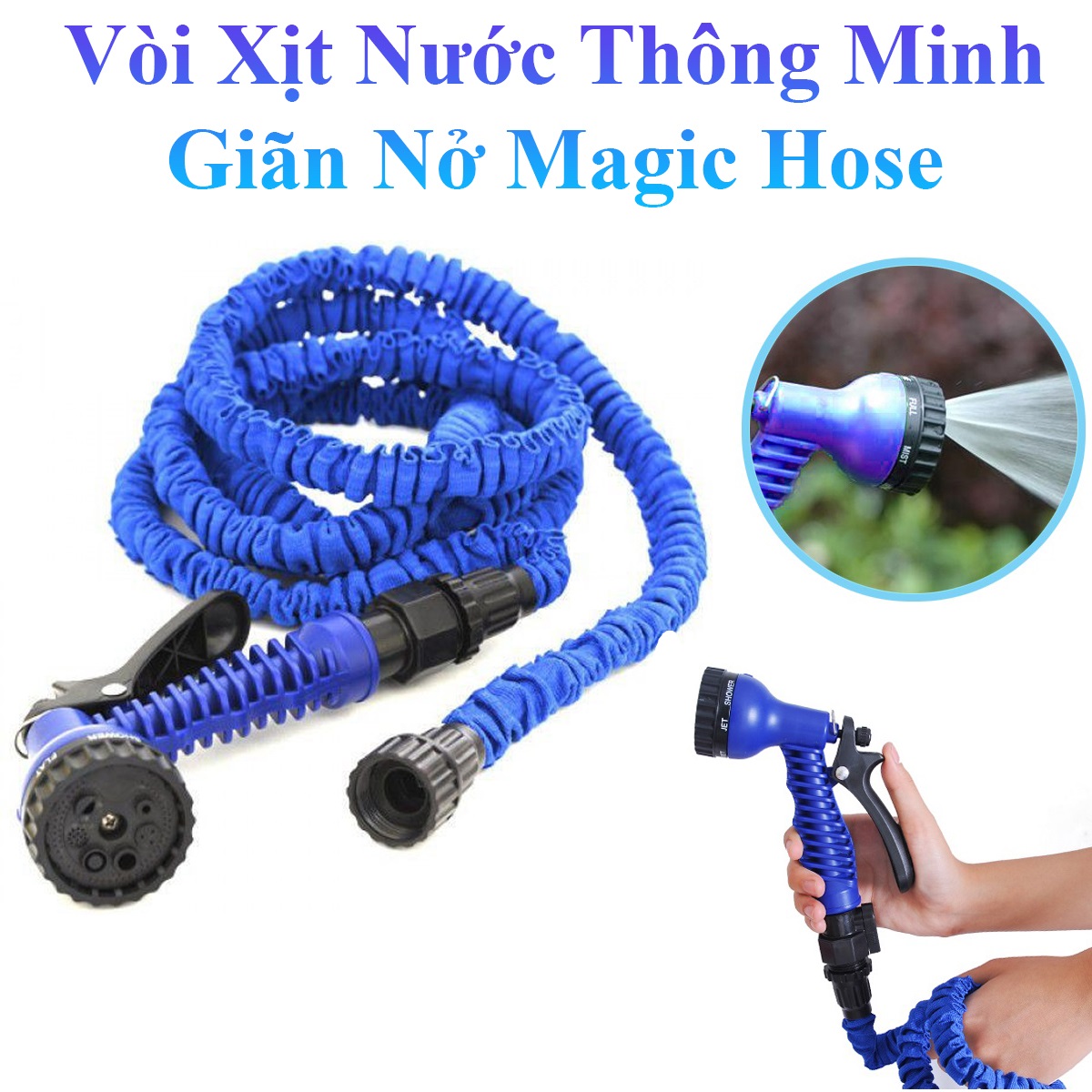 Vòi Xịt Nước Thông Minh Giãn Nở Magic Hose 15M