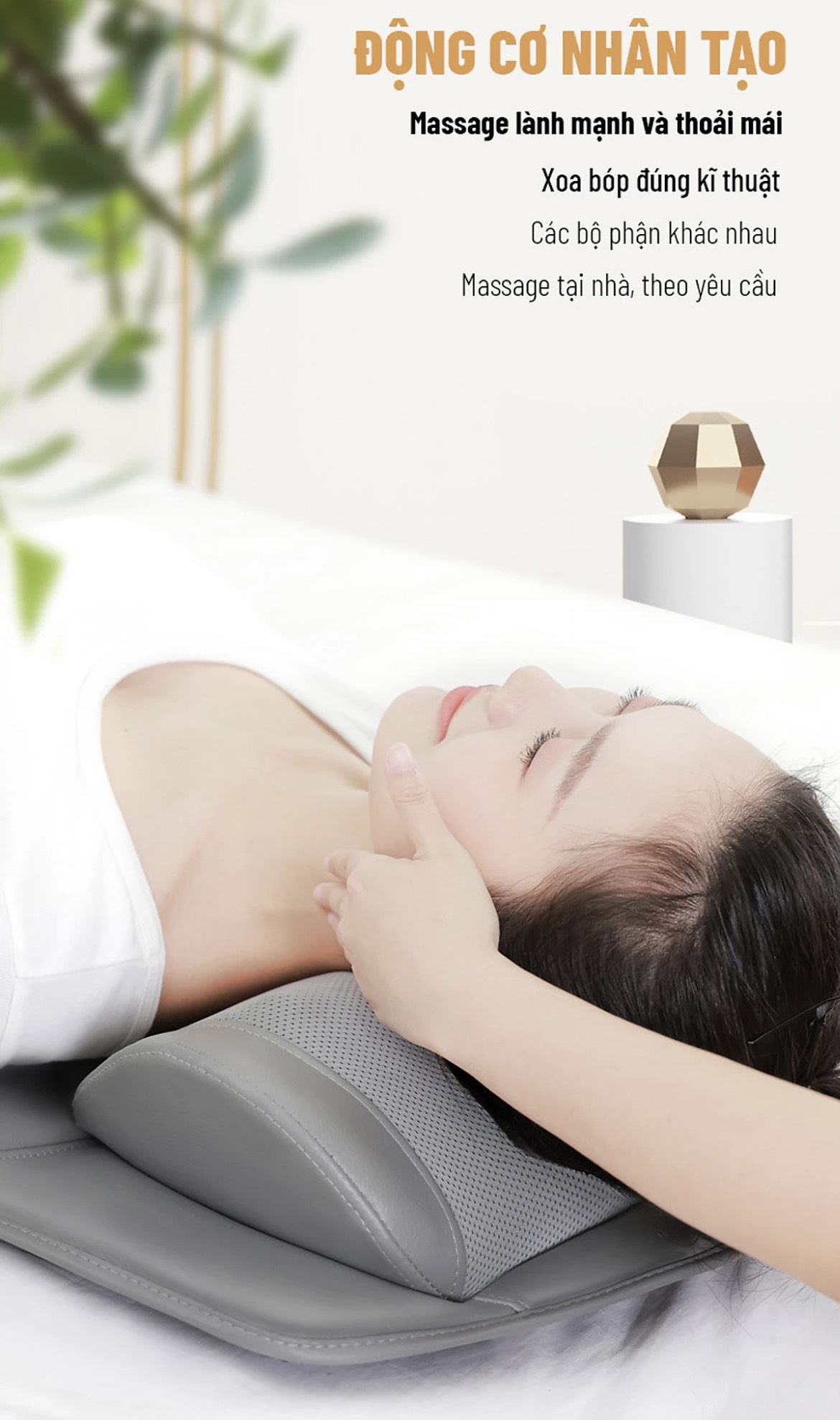 Đệm Massage Toàn Thân - Máy Massage Kết Hợp Túi Khí Và Bi Massage Nhiệt Hồng Ngoại Giúp Thư Giãn, Giảm Đau Cơ Thể