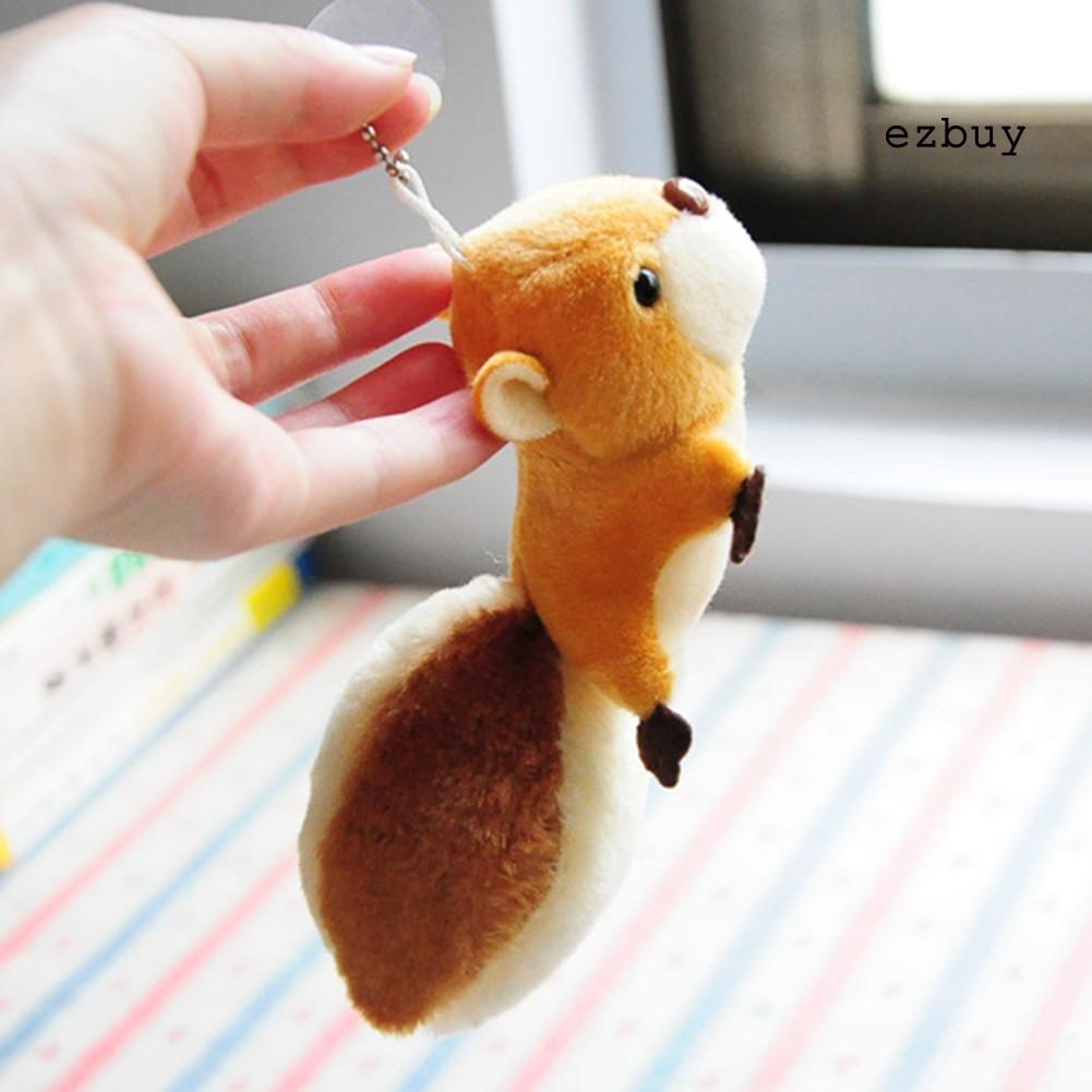 Móc Khóa Hình Sóc Nhồi Bông Đáng Yêu