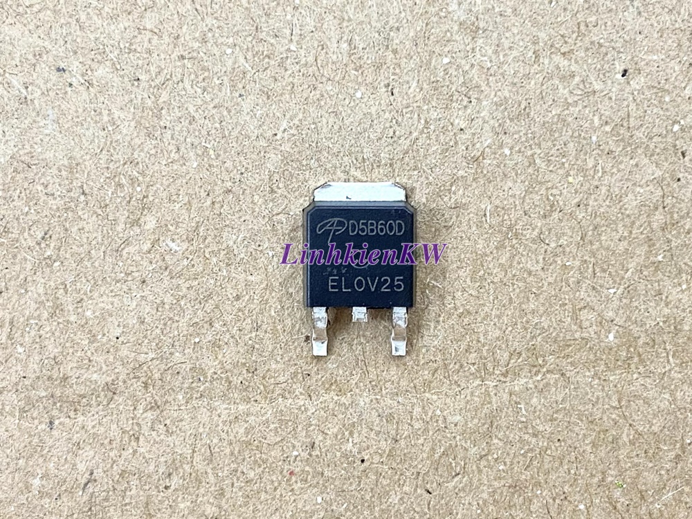 Mosfet AOD5B60D D5B60D TO-252 600V 5A mới chính gốc 100%.