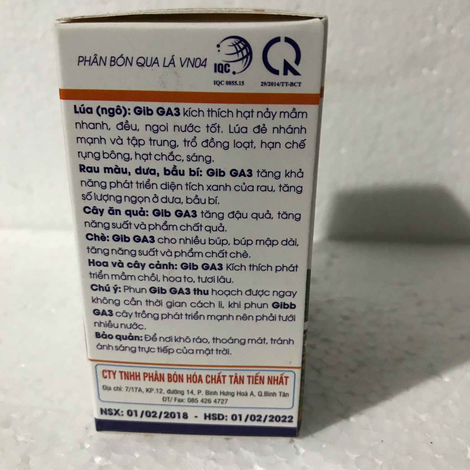 Phân Bón Lá Gibb Ga3 Gia Tăng Sự Trổ Hoa, Hoa Tươi Lâu, Phòng Chống Sự Rụng Bông, Rụng Trái, Neo trái, Nghịch Mùa, Thu Hoạch theo ý muốn