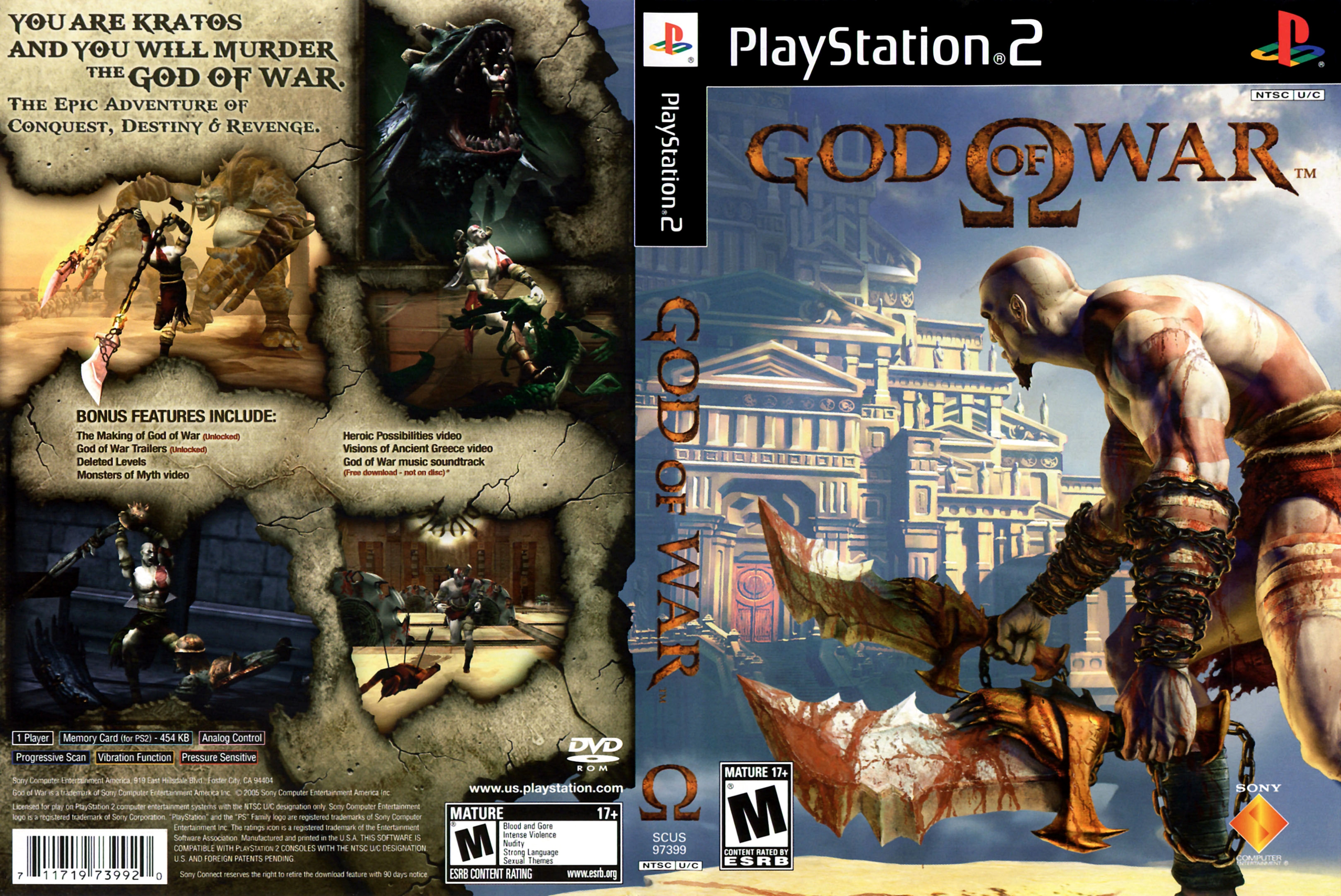 Bộ 2 Đĩa Game PS2 god of war 1 và 2