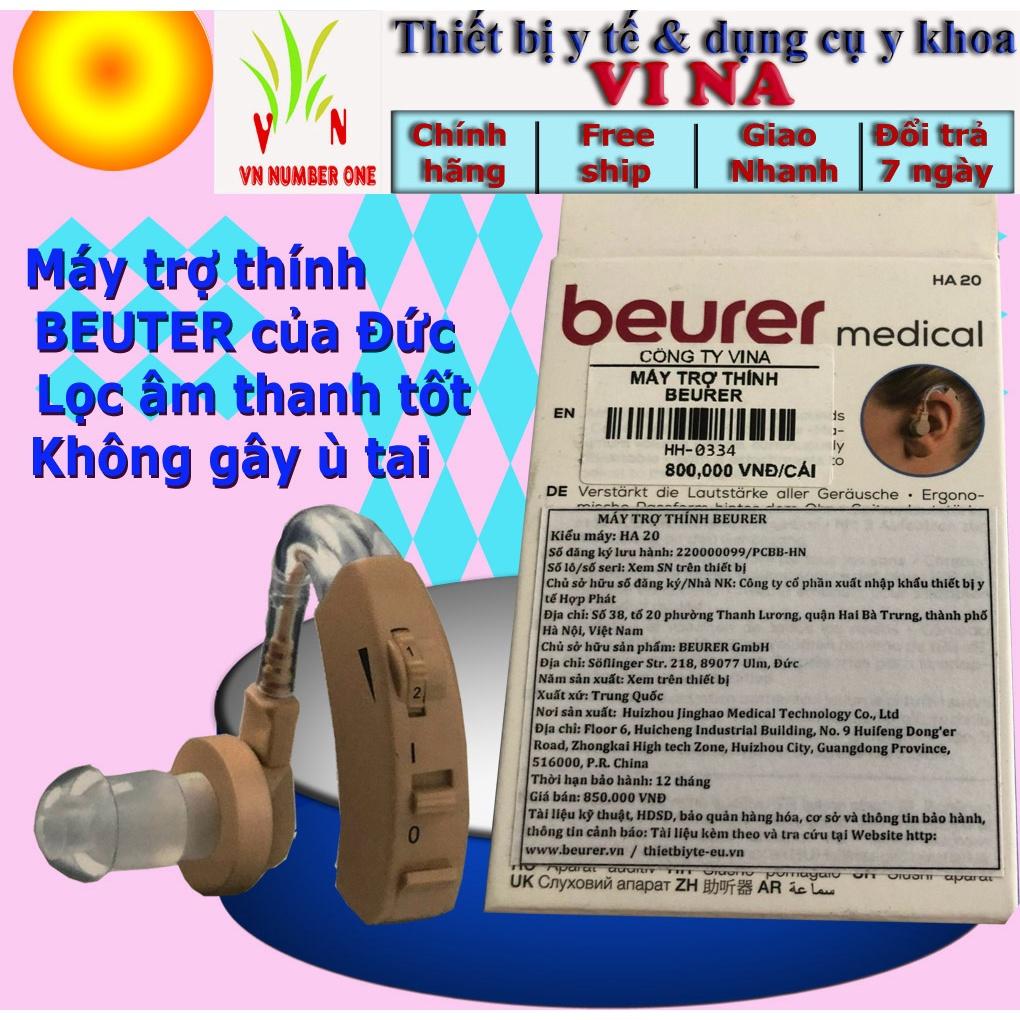 Máy Trợ Thính Beurer HA20 Của Đức, Máy Trợ Thính 3 Chế Độ Nghe, Công Nghệ Khử Tiếng Ồn, Âm Thanh Rõ Ràng