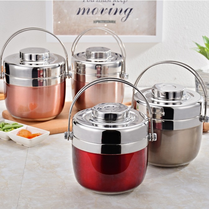 Cặp Lồng, Camen 2 ngăn inox 304 Mang Cơm Giữ Nhiệt Tốt