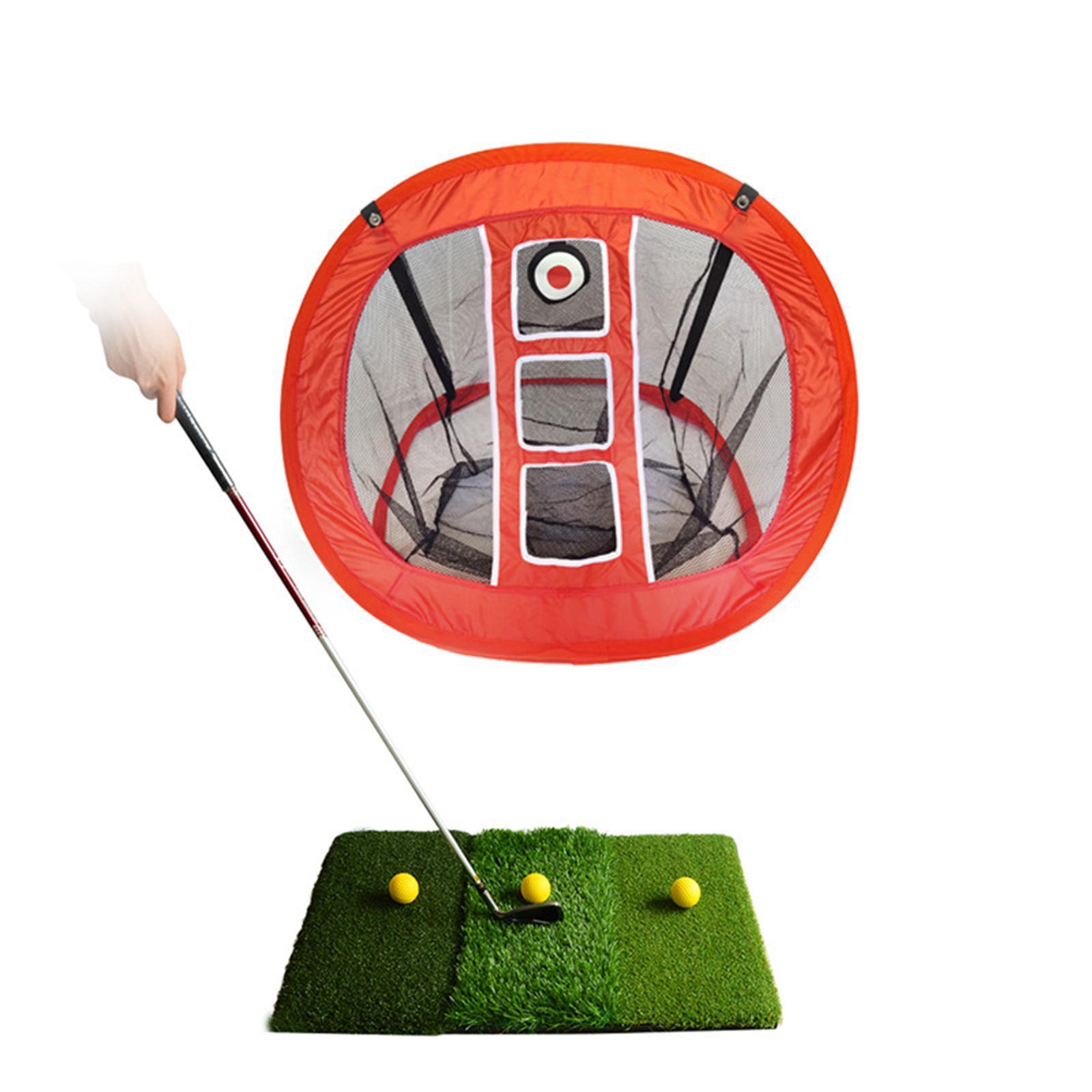 Collapsible Golf Chipping Net Indoor Outdoor Golfing Target Net Netting for Swing Practice