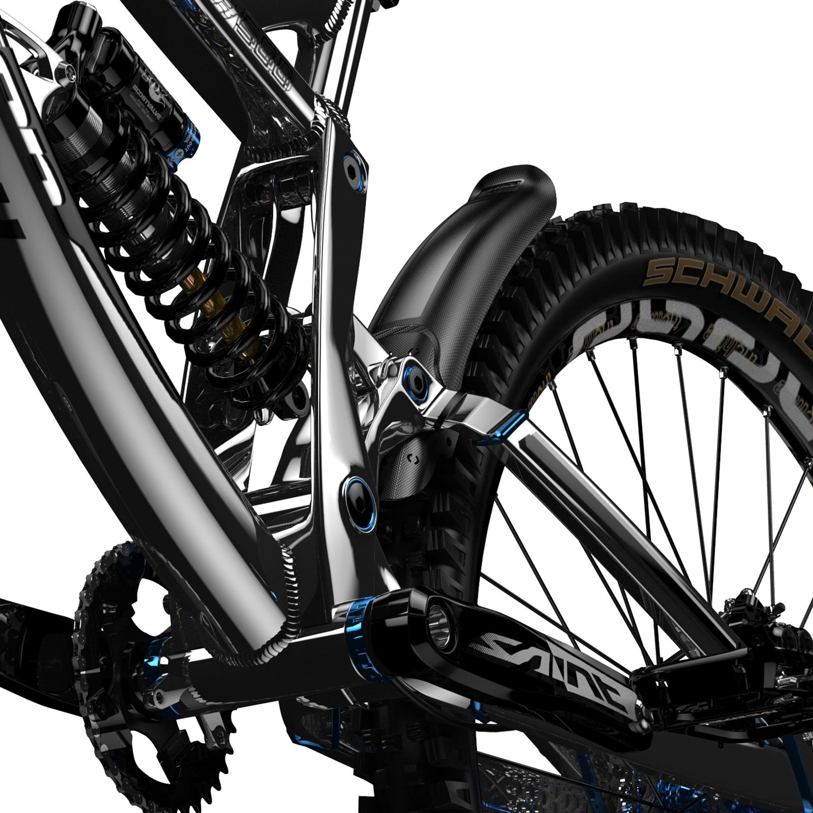 ENLEE 2pcs Mountain Bike Mudguard Front Rear Fender Set MTB Bike Fenders Mountain Bicycle Accessories