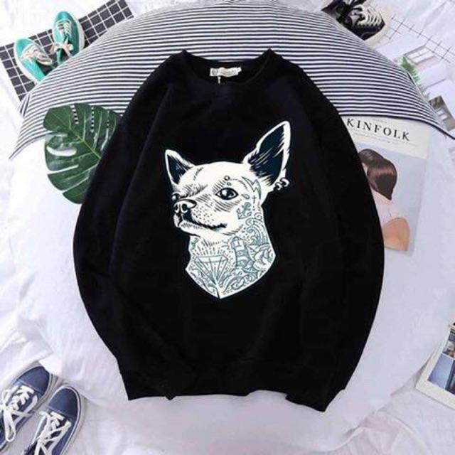 Áo Sweater Chó Sói