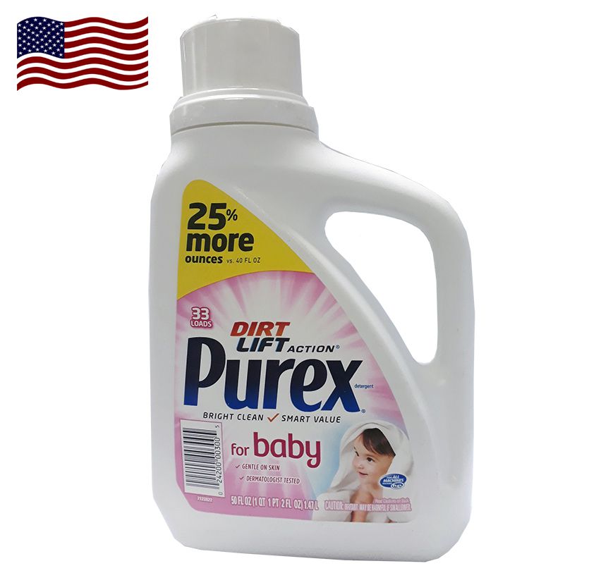 Nước Giặt Purex Baby 1.47Lít - Mỹ