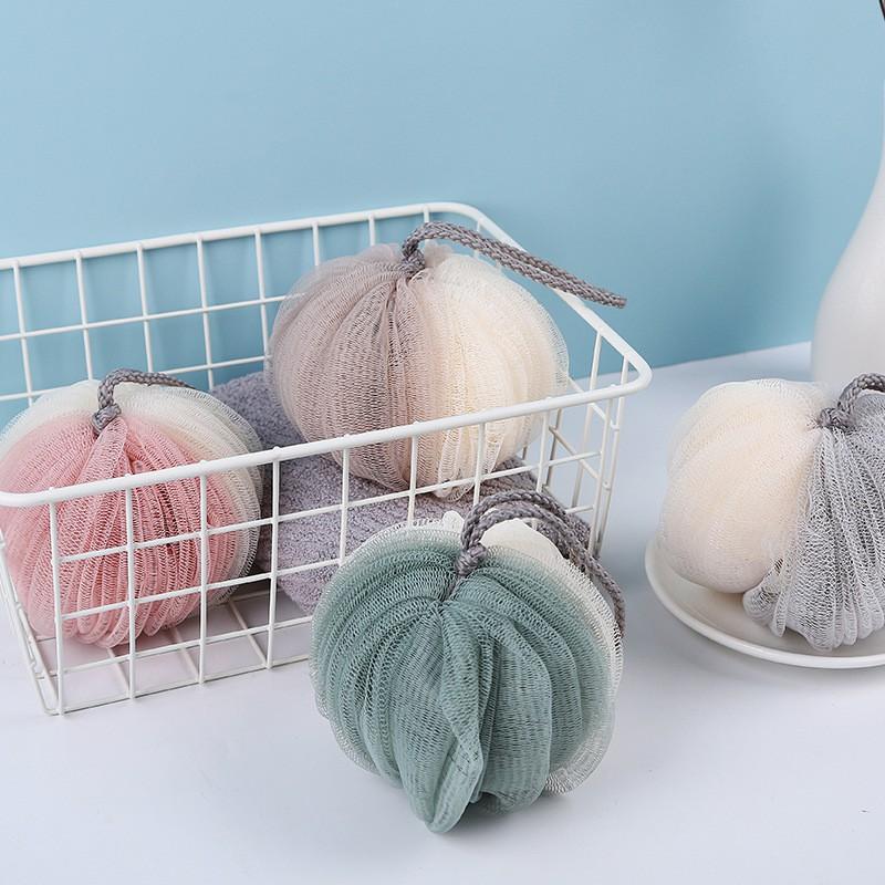 Bông tắm tròn cao cấp PE/ Bath Sponge/ Bath pouf