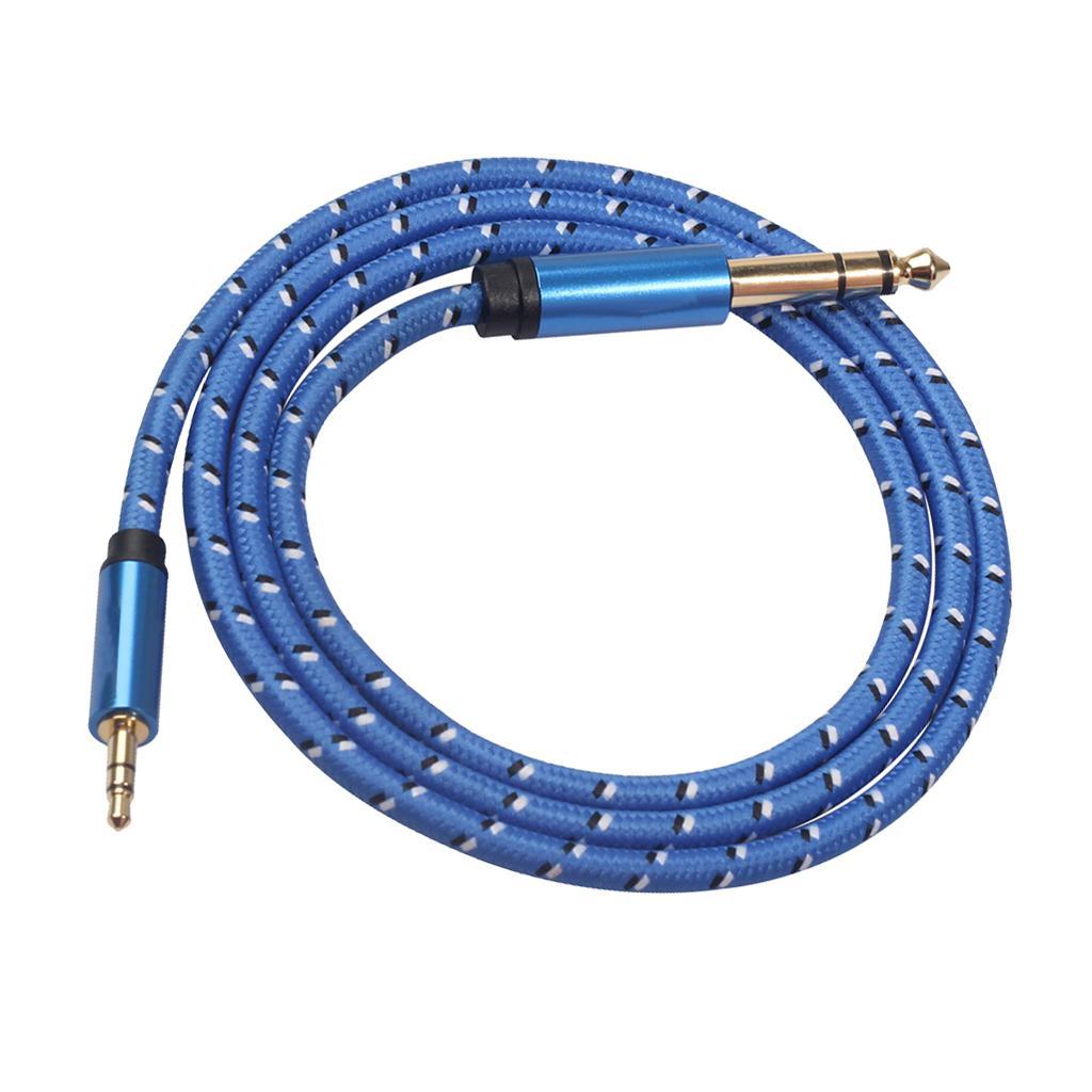 2-3pack 6.35mm 1/4" Male to 3.5mm 1/8" Male Stereo Audio Cable for iPod