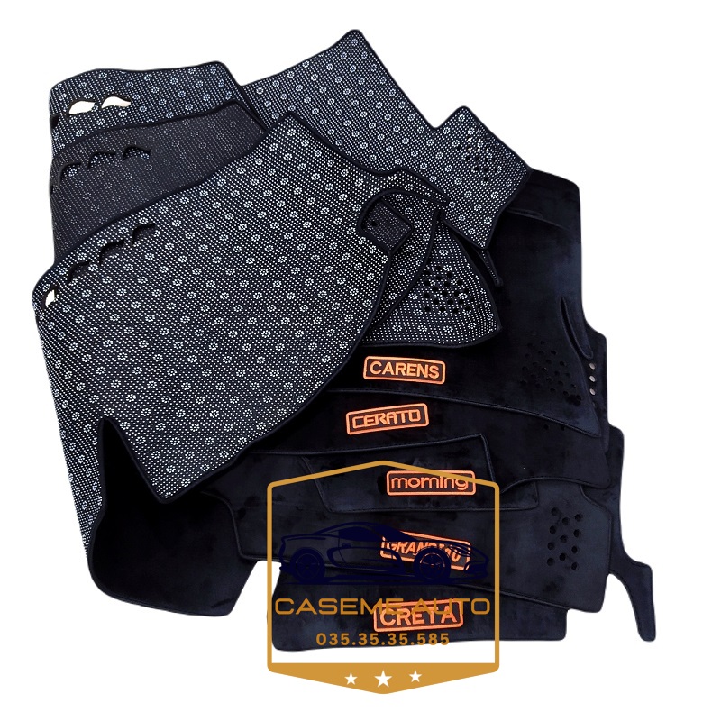 [VINFAST LUX A2.0] Thảm Taplo 3 Lớp Dành Cho Xe VINFAST LUX A2.0, Nhung Lông Cừu Và Da Vân Carbon Cao Cấp - Hàng Chính Hãng