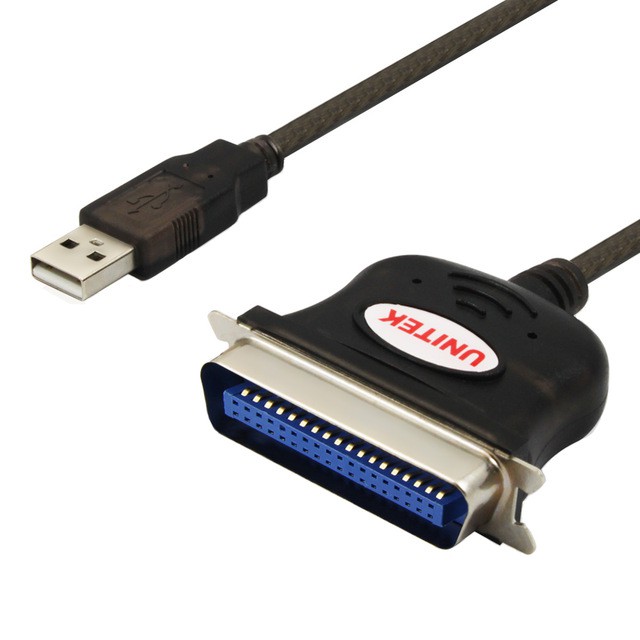 Cáp chuyển đổi USB sang LPT Unitek Y-120 Hàng Chính Hãng