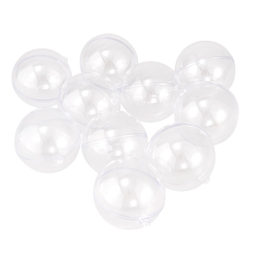 3X Clear Fillable Ball Wedding Favours Candy Filler DIY Tree Hanging 5cm