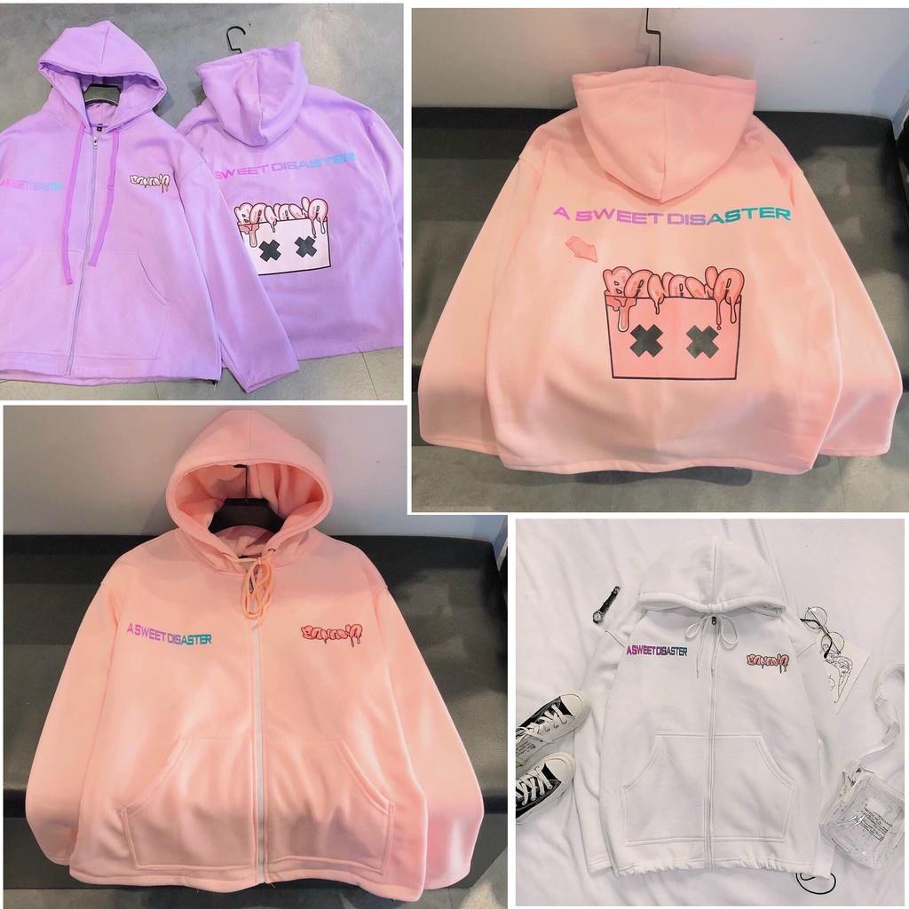 Áo HOODIE KHÓA ZIP NAM NỮ CON MỰC Unisex hoodie,Áo HOODIE NỮ MÀU ĐỎ ĐEN DÁNG RỘNG VẢI DÀY ĐẸP Hoodie unisex,Áo Hoodie Zip In Hình Unisex - Hoodie Dây Kéo Dáng Rộng