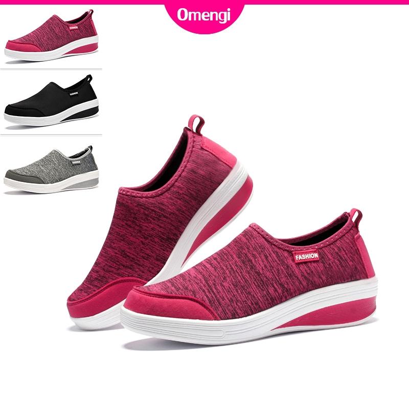 Omengi 2020 Fashion women outdoor soft breathable running sneakers casual sport shoes