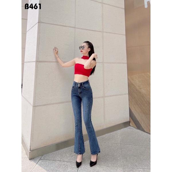 Quần Jeans Nữ Ống Loe Dài Tuyệt Đẹp