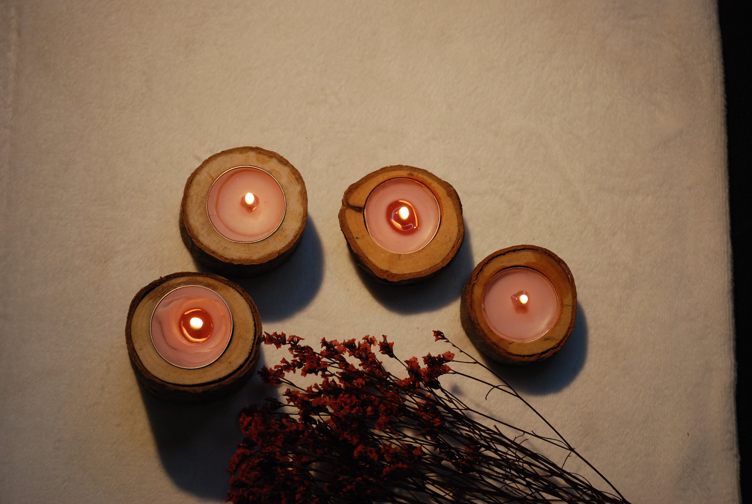 Đế gỗ Tealight