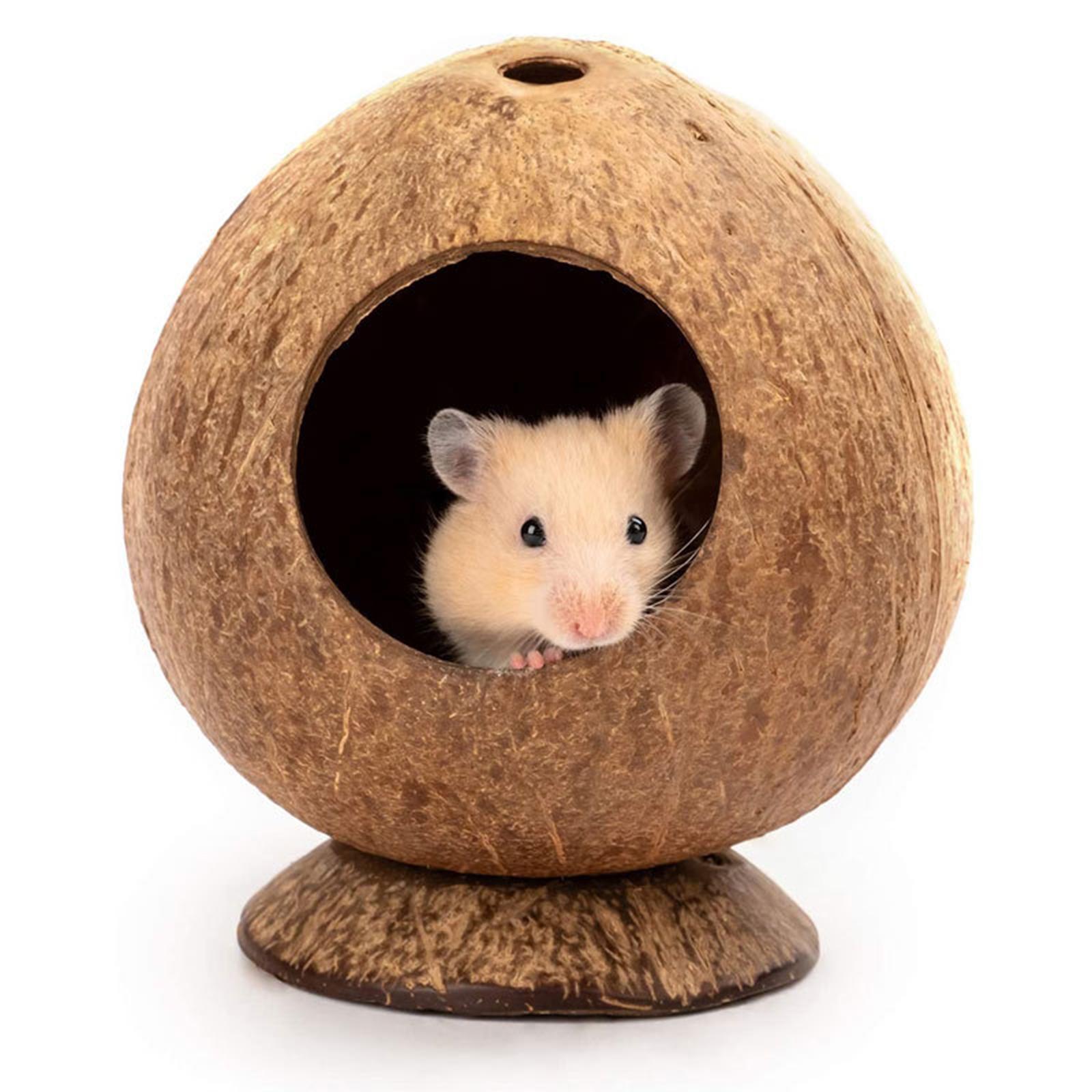 Hamster Cage Pet Hideout Nest Hut Small Animal House Habitat Cave for Rabbit
