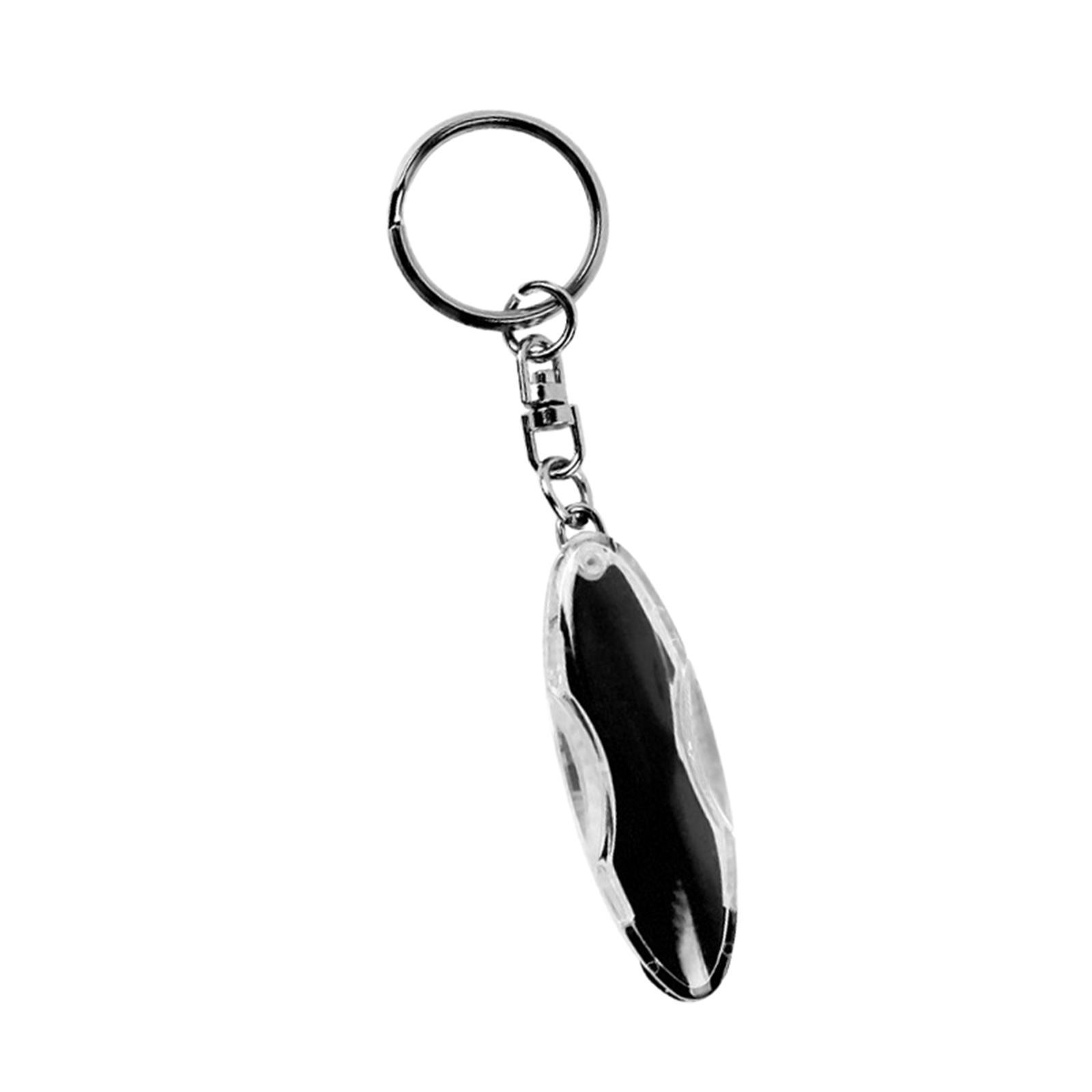 Anti Static Key Chain Human Body Car Static Releaser for Daily Use Black