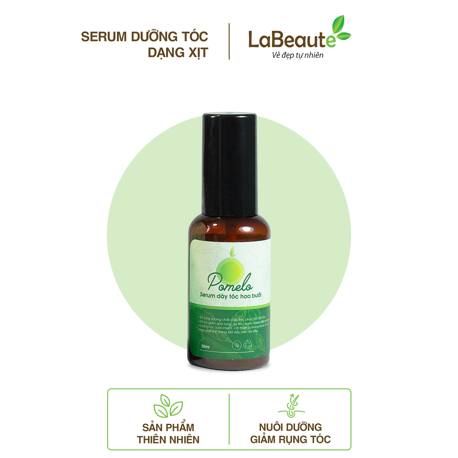 SERUM HOA BƯỞI POMELO-NGĂN NGỪA GÃY RỤNG TÓC 50ML