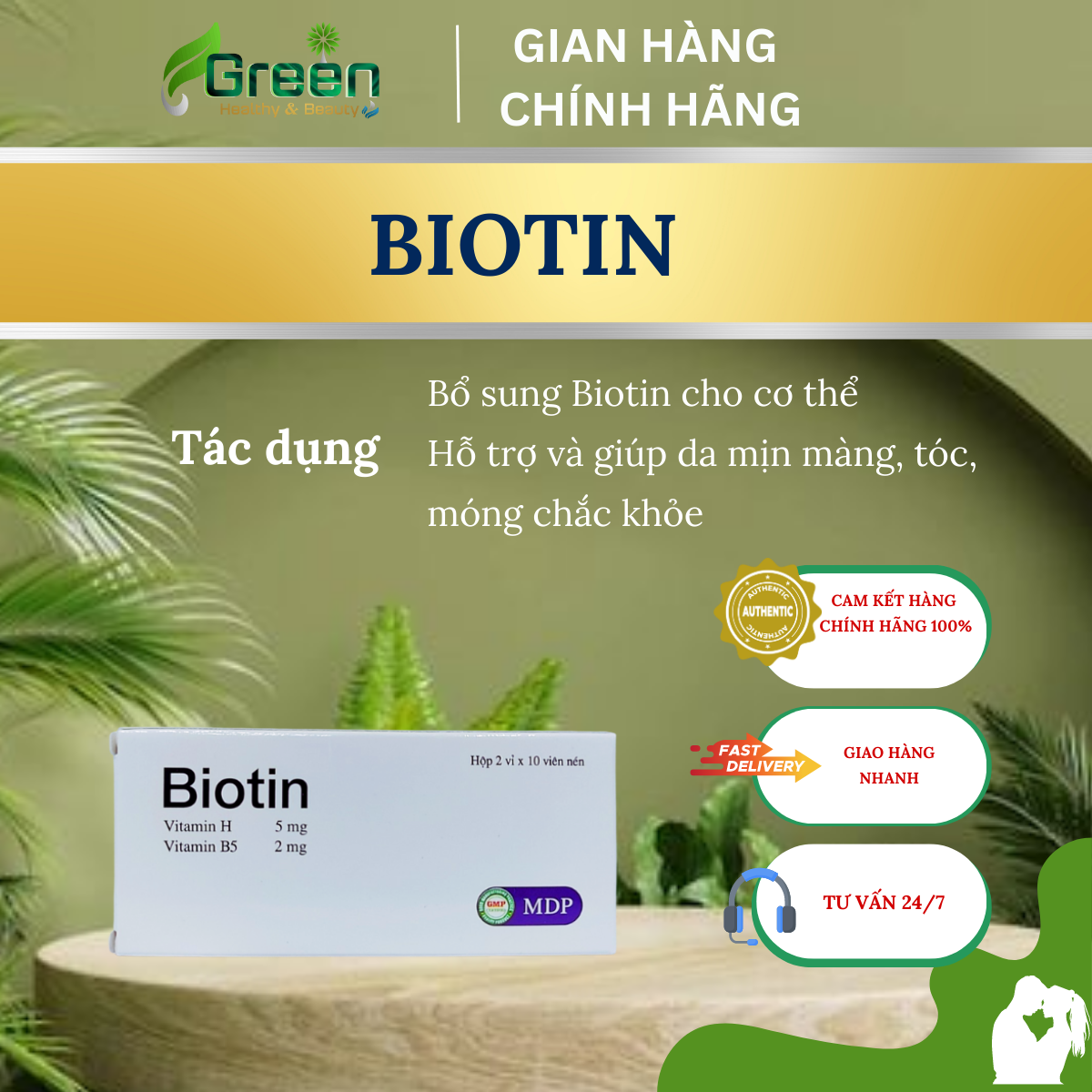 COMBO Sản phẩm viên uống đẹp da, khỏe tóc (L-cystine - Biotin - Vitamin E)