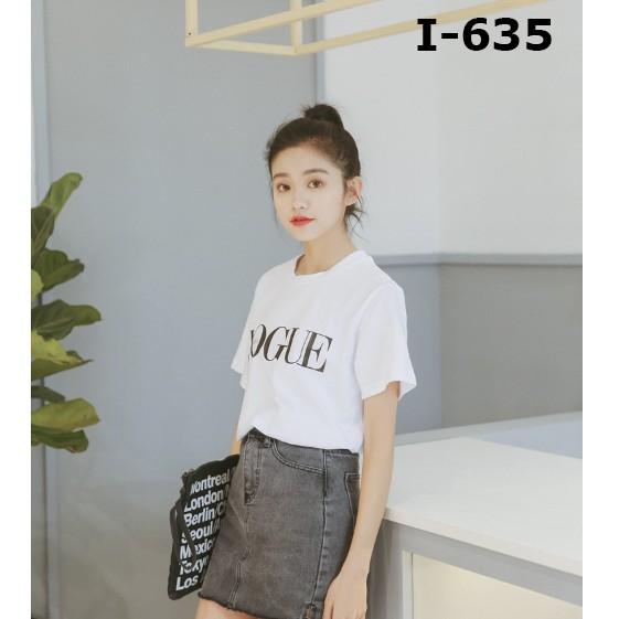 Áo Thun Nữ In Chữ VOGUE đơn giản - I635