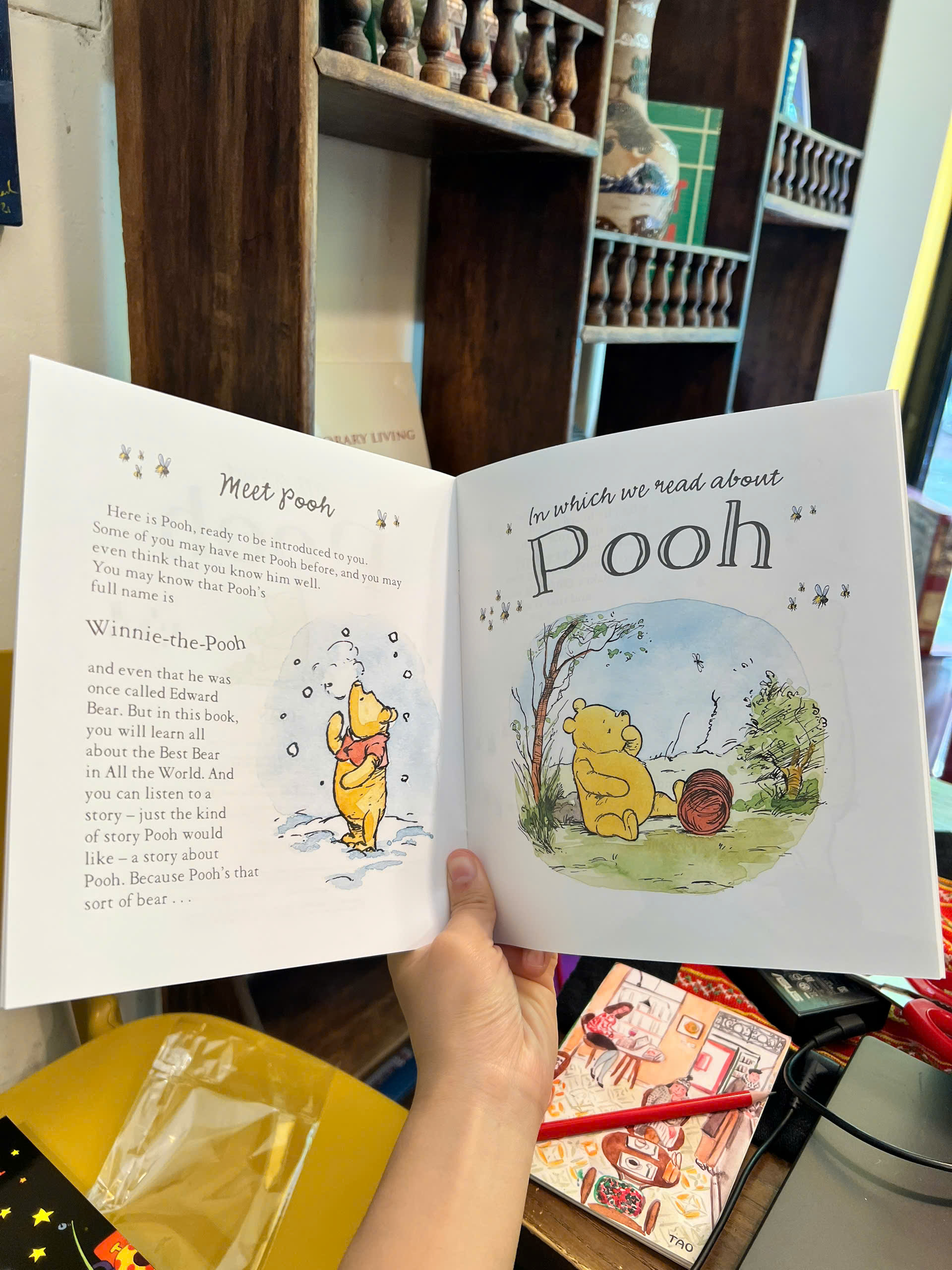 Sách - Winnie-the-Pooh: All About Pooh by A. A. Milne | Children Picture Book / Ngoại văn Thiếu nhi
