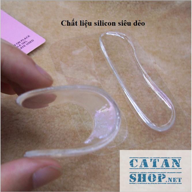 Bộ 2 miếng lót giày silicone bảo vệ gót sau chống trầy và trượt khi mang giày cao gót, giày búp bê  GD281-LGOTSilicon