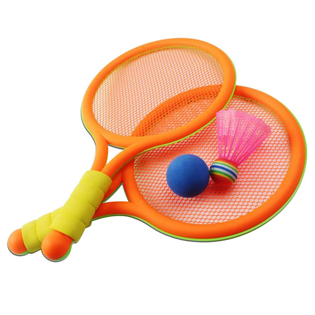 Kids Badminton Tennis Rackets Ball Set Garden Outdoor Toys Gift