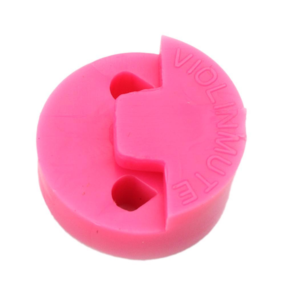 8x DIY Pink Sordine Mute Rubber String Instrument Accessory