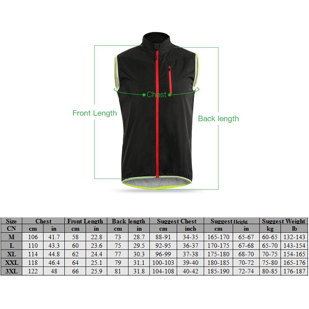 Áo ARSUXEO dành cho nam giới thiết kế không tay, có dây kéo