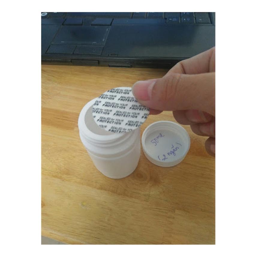 Màng seal tự dính miệng hũ 65 mm hũ nhựa 150ml