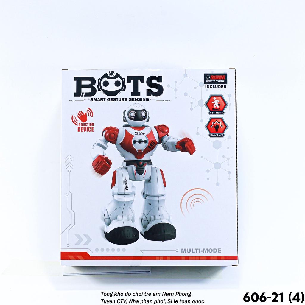 Robot có điều khiển 606-21 - Đồ chơi thông minh cho trẻ em - Quà tặng sinh nhật
