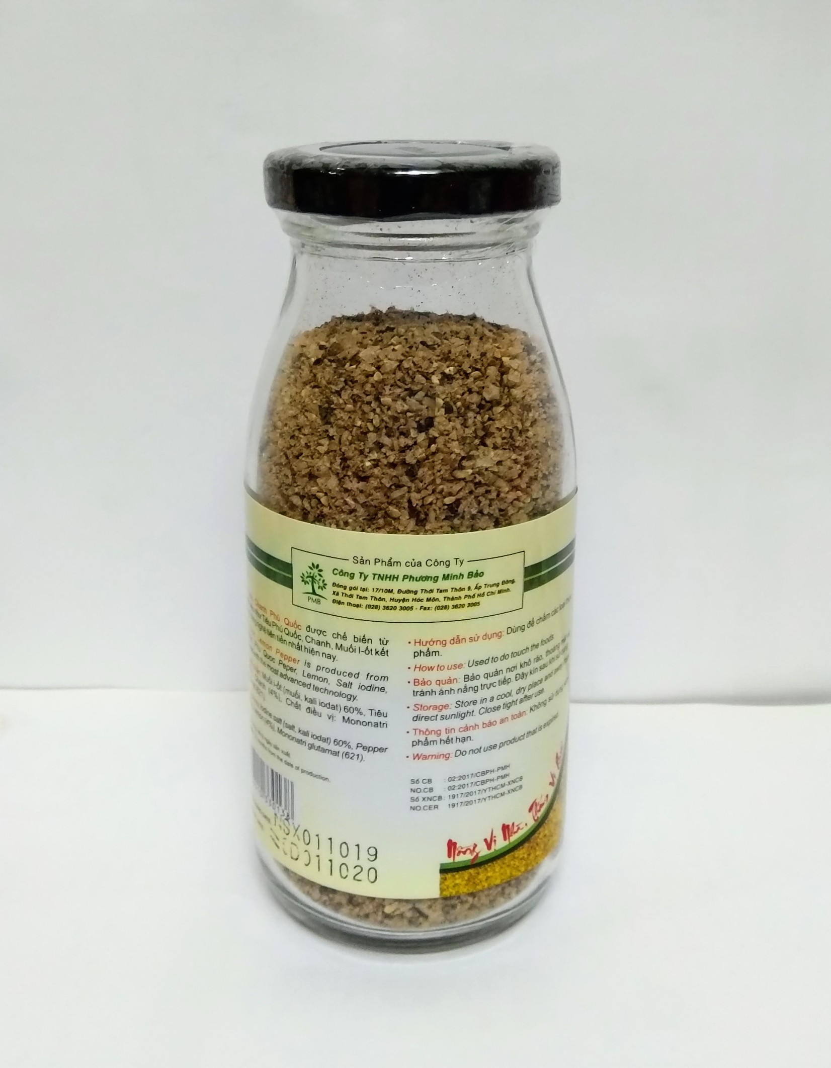 Muối Tiêu Chanh Phú Quốc Mọi Nhà (170 g/hủ)