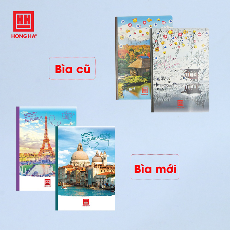 Lốc 10 quyển vở Hồng Hà 72 trang kẻ ngang 7mm Sao mai 1686 (Giao bìa ngẫu nhiên)