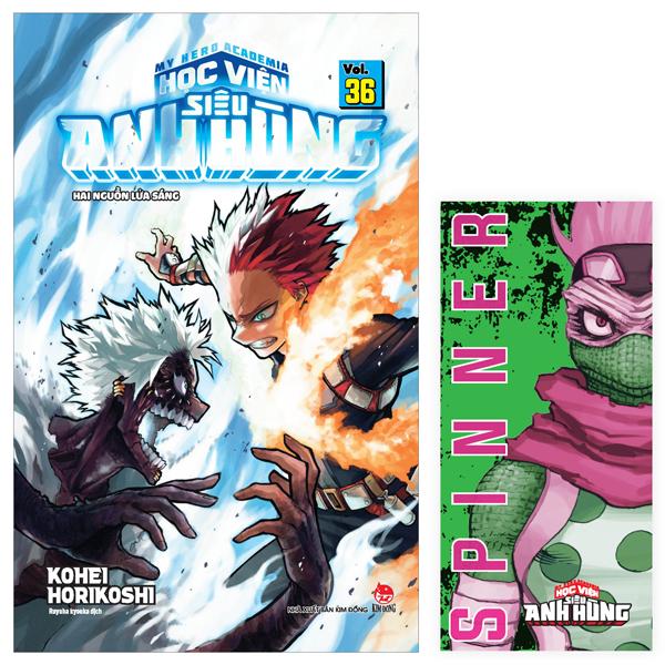 My Hero Academia - Học Viện Siêu Anh Hùng - Tập 36: Hai Nguồn Lửa Sáng - Tặng Kèm Bookmark