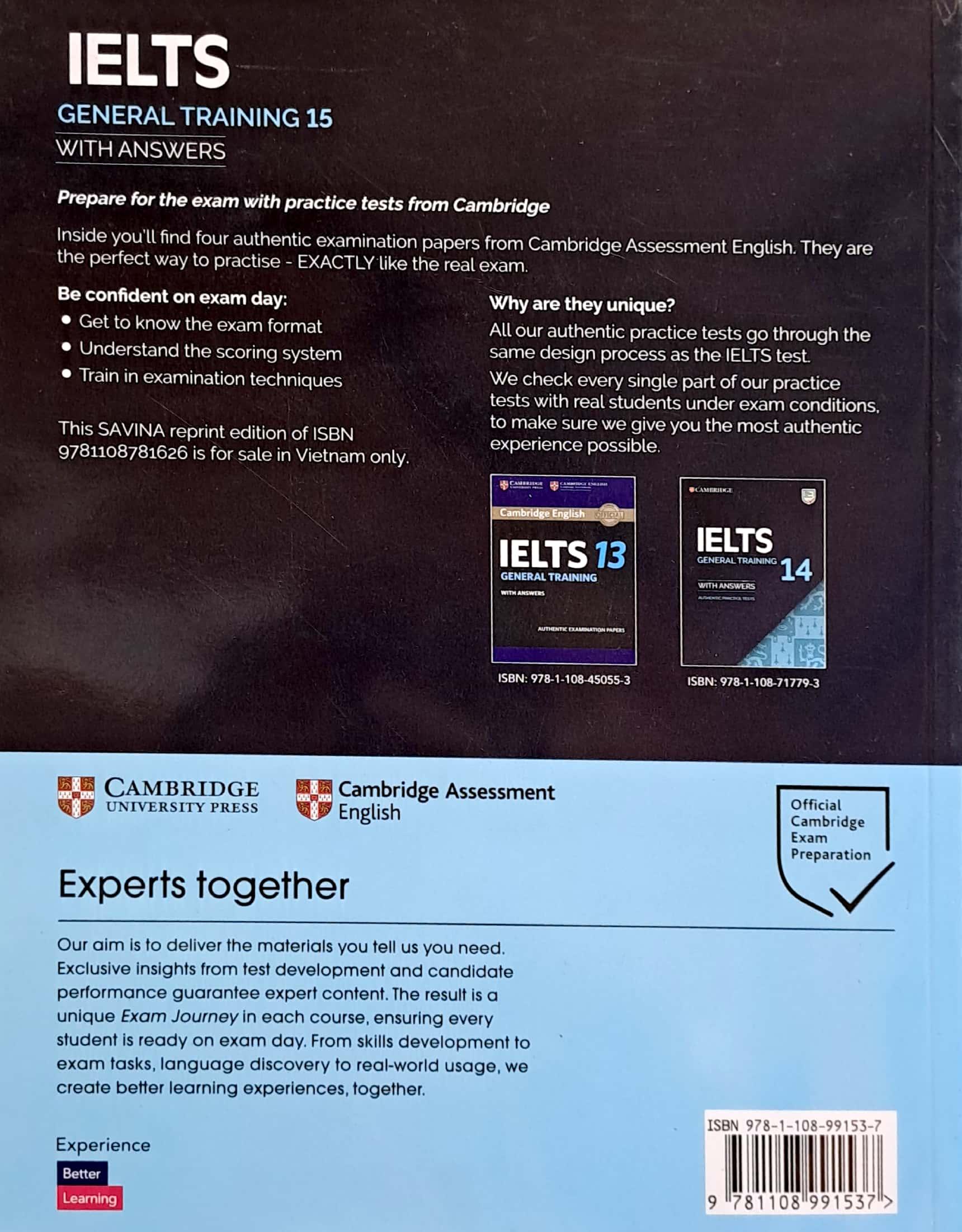 Cambridge Ielts 15 General Training With Answers (Savina)