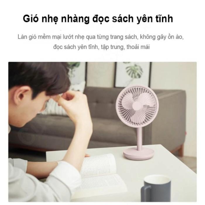 Quạt sạc pin để bàn SOLOVE F5 Xiao.mi chính hãng -Hàng Chính Hãng