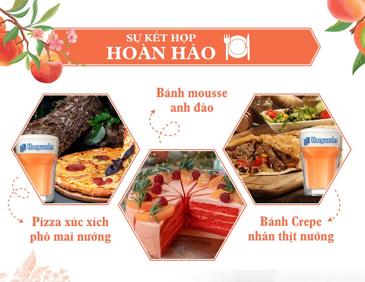 Thùng 12 Lon Bia Hoegaarden Peach - Bia Bỉ Vị Đào