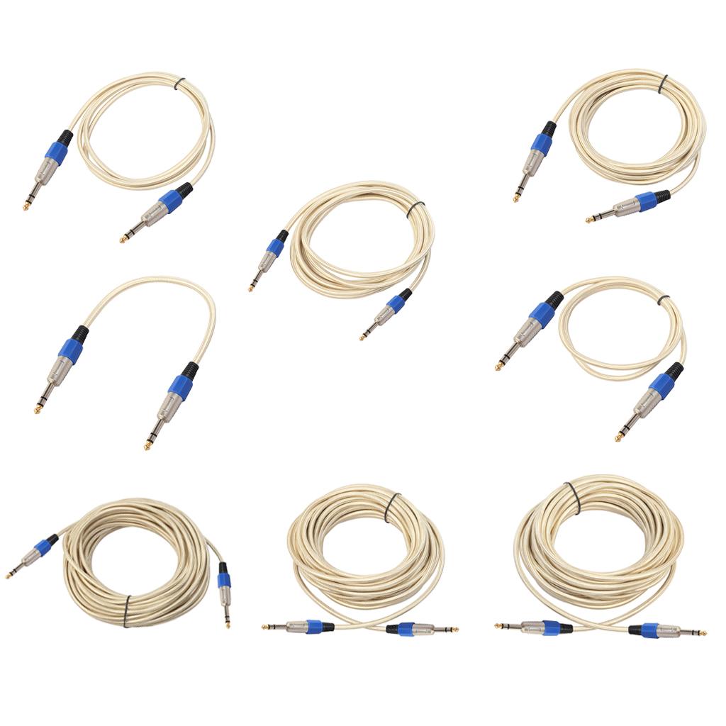 Auxiliary Audio Cable Audio Cable Aux Car Auxiliary Audio Cable 6.35mm Male-to-male Stereo Audio Cable